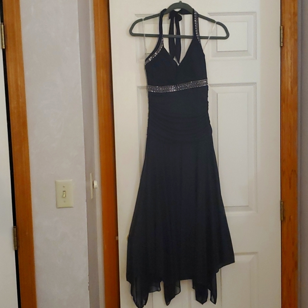 NWT. Black sequin dress